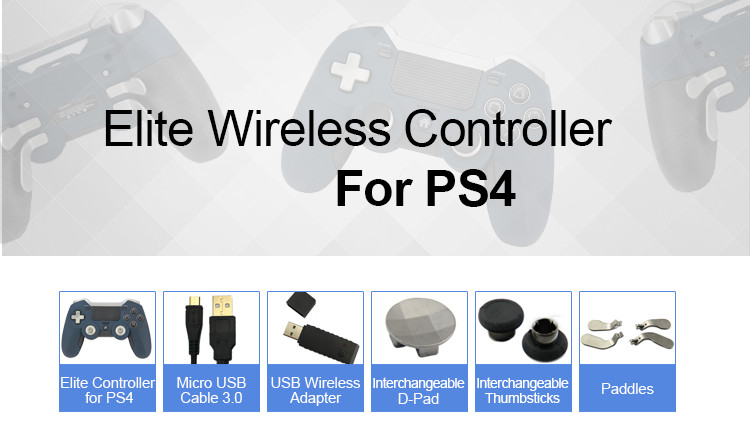 Controlador de adaptador inalámbrico USB PS4 Elite