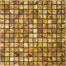 Coconut color Mother of Pearl shell shell Square Mosaic Tile