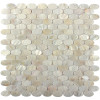 Oval Natural Mother of Pearl  Mosaic Tile,Polished