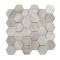 premium grade white Wood grain, hexgaon Marble Mosaic Tile,seamless