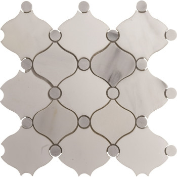 Fashion Water jet Marble Mosaic Tile