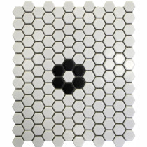 hexagon Porcelain Mosaic Tile