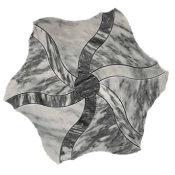 Fashion Water Jet Marble Tile,polished