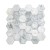12''x 12'' Bianco Carrara Hexagon Marble Mosaic seamless
