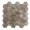 12''x 12'' Athena Grey Hexagon Marble Mosaic
