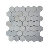 Carrara Hex 2'x2' Marble Mosaic