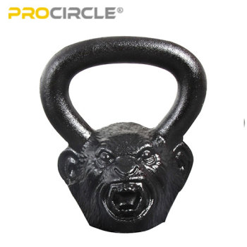 Power Training Cast Iron Kettlebell Squat