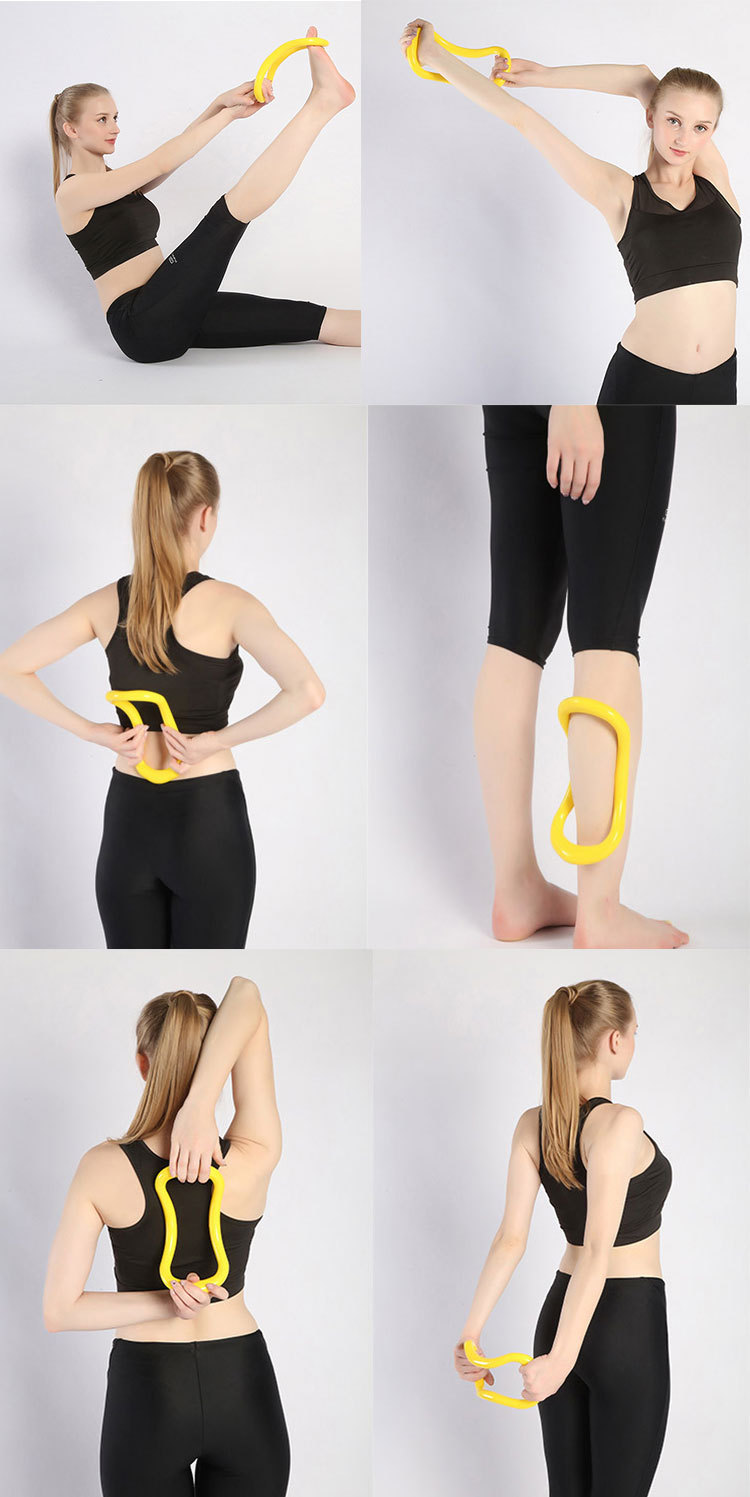 uso del círculo de yoga
