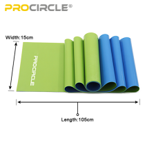 2019 Double Color Natural Latex Resistance Yoga Stretch Loop Band