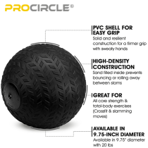 Professional Slam Ball  Medicine Ball for Workout Fitness and Weighted Training