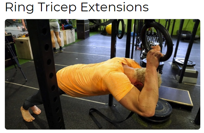 Ring Tricep Extensions