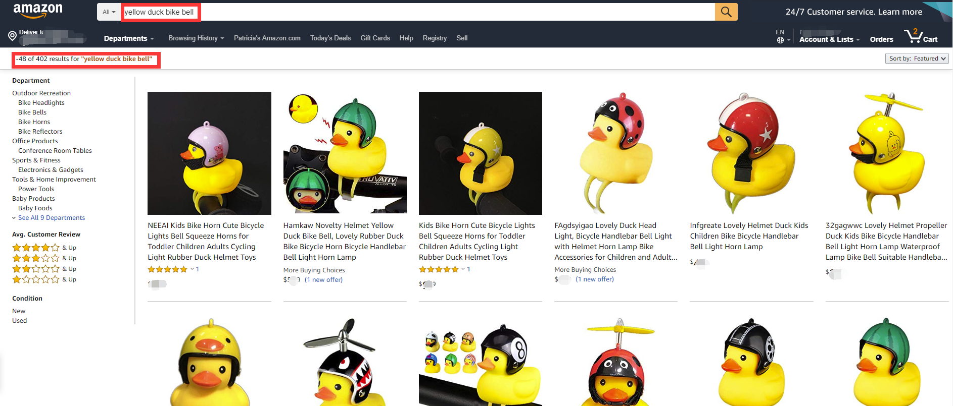 yellow duck in amazon