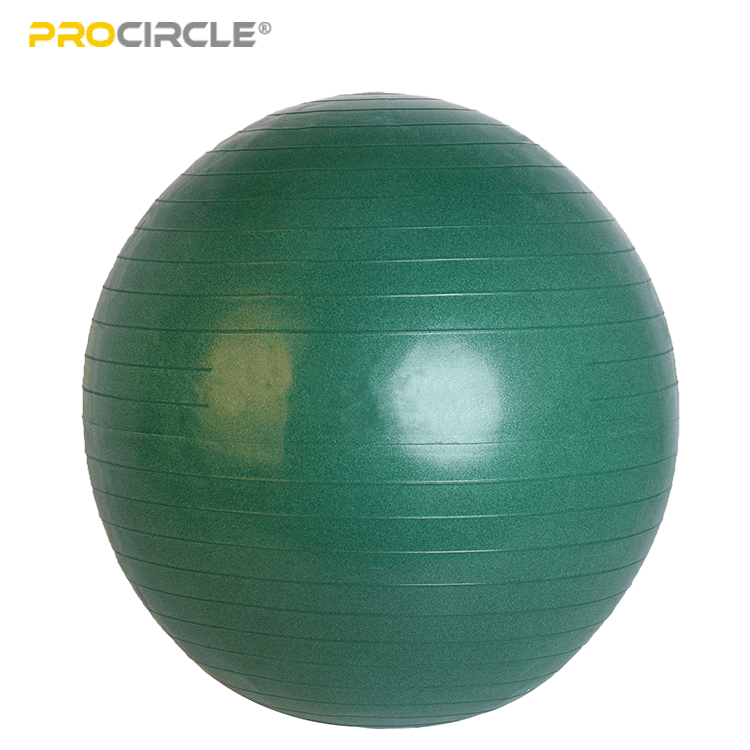 Green yoga ball