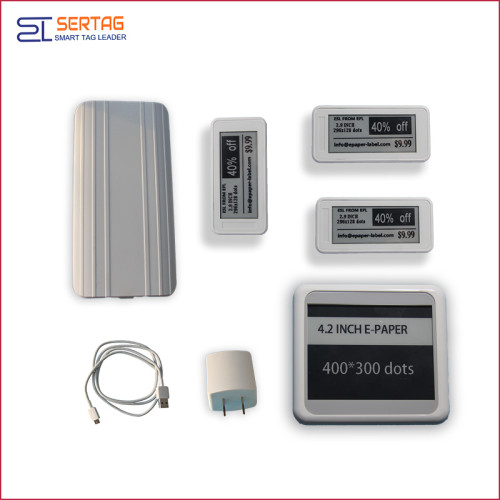 Etiqueta de precio digital Bluetooth E-ink Electronic Shelf Label kit de demostración