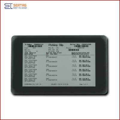 7.5 inch digital price tag E-ink Electronic Shelf Label with black and white for warehousing