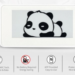 Sertag Etiquetas electrónicas NFC de 2,9 pulgadas para estanterías sin batería