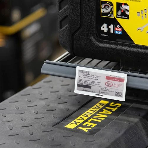 electronic shelf labels for warehouse