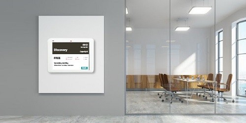 e-ink digital labels for rooms