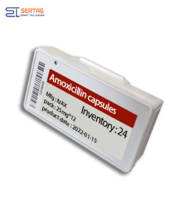 Sertag Warehouse Electronic Shelf Edge Labels  2.13inch BLE Low Power SETR0213R