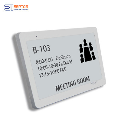 Sertag Digital Table-top Signs and Name Badges para salas de reuniones