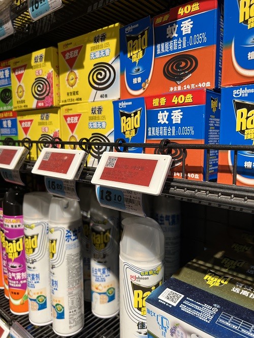 electronic shelf labels for supermarket 