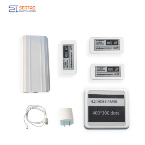 Bluetooth Digital Price Tag E-ink Electronic Shelf Label Kit