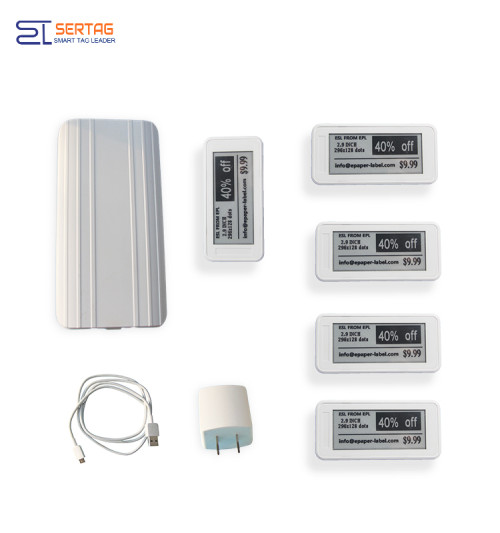 Bluetooth Digital Price Tag E-ink Electronic Shelf Label Kit