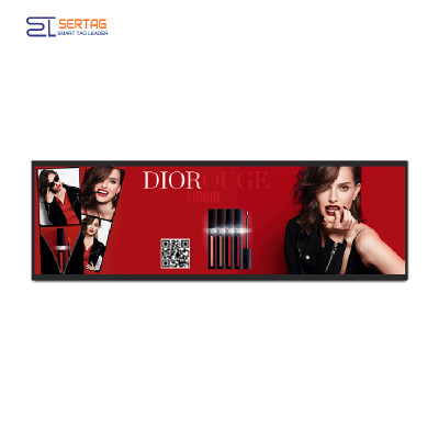 29inch Digital Signage Stretched LCD Bar Display Shelf Edge LCD Display for Supermarket Advertising