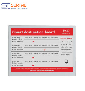 Sertag 13.3inch Wi-Fi Electronic Shelf Labels E-ink Digital Signage for Meeting Room