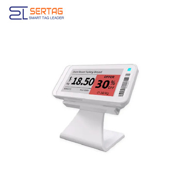 2.13inch Electronic Price Tag BLE 2.4G Wireless Retail Electronic Labelling Solution