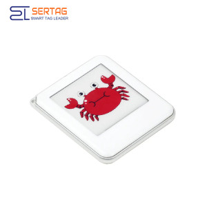 Etiquetas electrónicas Sertag NFC de 1,54 pulgadas para estanterías sin batería