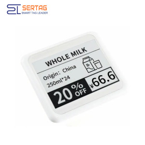 Sertag 4.2 inch NFC Digital Price Tag Mobile Apps without Battery