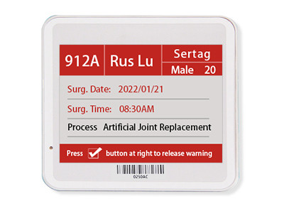 Sertag Electronic Name Card Low Power In Hospital