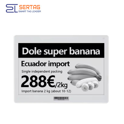 Etiqueta de estante electrónica de tinta electrónica de precio Digital de 7,5 pulgadas para venta al por menor