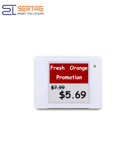 1.54inch Tricolors Digital Smart Labels Wireless 2.4G Electronic Price Tag System