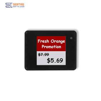 2.4G Sertag 1.54inch Retail Electronic Shelf Labels ESL Digital Price Tags