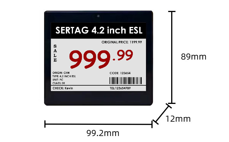 Retail Electronic Shelf Labels 2.4G