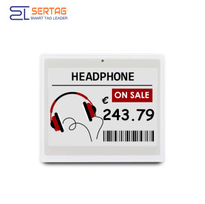 Sertag 4.2 inch Electronic Shelf Labels Waterproof IP67 Tricolors Retail Price Tags