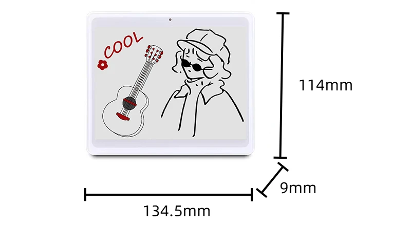 5.8 inch digital price tag display