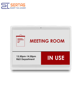 Sertag 7.5inch Epaper Electronic Meeting Room Signs 2.4G Low Power, Long Battery Life Digital Label
