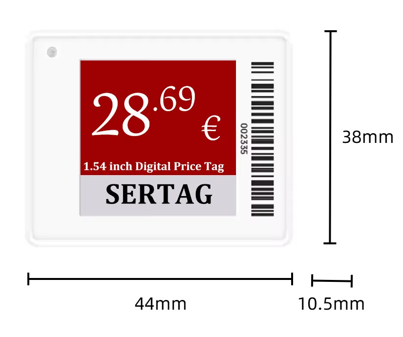 1.54inch E-ink Digital Smart Label