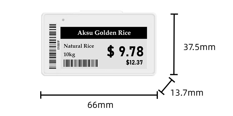 2.13inch E-Paper Electronic Shelf Label