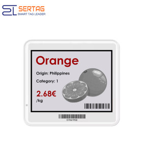Etiquetas de precios digitales de tinta electrónica Rf433MHz de 4,2 pulgadas para venta minorista