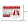 433MHz 7.5 inch Wireless E ink Labels Tricolors Digital Price Tags for Healthcare