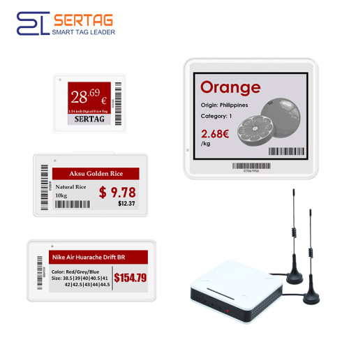 Kit de demostración de etiquetas de precios digitales Sertag para Rf 433mhz