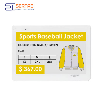 7.5 inch digital price tag E-ink Electronic Shelf Label with black, white and yellow