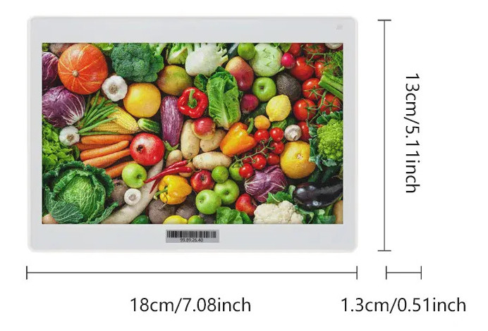 7.3 inch color digital supermarket price tag