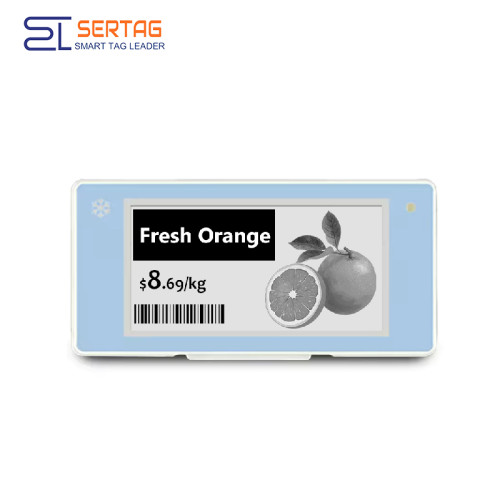 2.4G 2.13inch Low Temperature Digital Price Tag E-ink Tags Cold Electronic Shelf Label for Retail