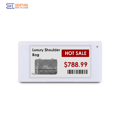 2.66inch Electronic Shelf Labels for Retail, Support Customizable Digital Tags Templates