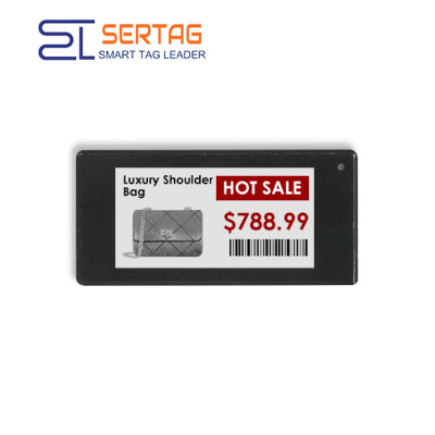 2.4G etiqueta de precio electrónica de 2,66 pulgadas para venta minorista